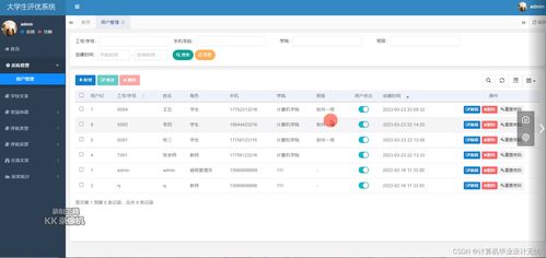大學生評優系統程序項目 從設計到實現的全方位指南